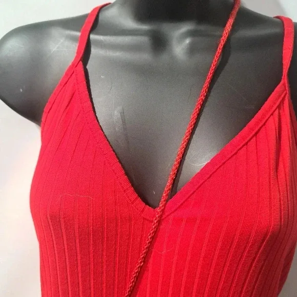 Rib knit Maxi dress - Picture 3 of 6